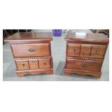 Pair of Wooden Nightstands