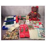 Vint. Christmas Ornaments, Tinsel & More