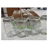 12 Glass Pint Canning  Jars