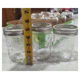 12 Glass Pint Canning Jars