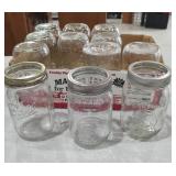 12 Pint Glass Canning Jars