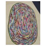 Vintage Amish Braided Rug