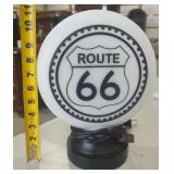 Route 66 Light Up Pump Globe