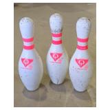 (3) Plastic Coated AMFLITE II Bowling Pins