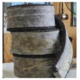 (3) Rolls of Rubber Mulch