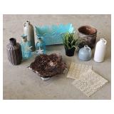 Various Vases & Other Decor