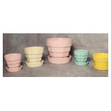 5 McCoy Pottery Planters