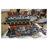 Department 56 Halloween Black Cat Diner