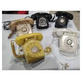 (5) Vintage Telephones