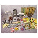 Cast Iron, Vintage Books, Adv Ashtrays, Kids Books