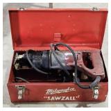 Milwaukee Sawzall with Metal Case