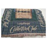 Longaberger Collectors Club Blanket etc