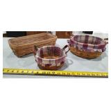 (3) Longaberger Baskets