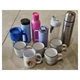 Various Cups, Thermos's & More