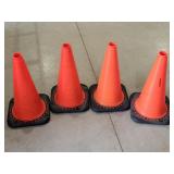 4 Safety Cones