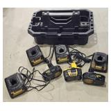 Various 18V DeWalt Batteries/Chargers & More