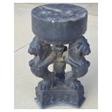 Concrete Lion Stand