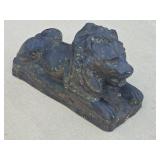 Concrete Lion Statue