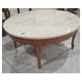 Wooden Marble Top Coffee Table