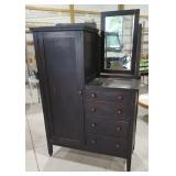 Vintage Wooden Armoire/Dresser