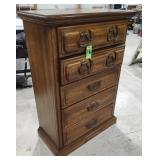 Wooden 5 Drawer Dresser