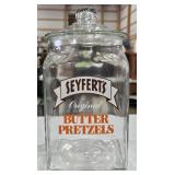 Seyfert's Original Butter Pretzels Glass Jar