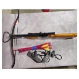 Cross Bow with Arrows