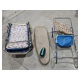 Vintage Kids Toy Stroller, Ironing Board & More