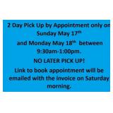 PICK UP INFO