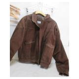 GUC MENS SUED JACKET SIZE XL HAS A SMALL STAIN