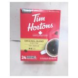 BOX OF 24 TIM HORTONS KEURIG COFFEE PODS PAST BB