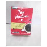 BOX OF 24 TIM HORTONS KEURIG COFFEE PODS PAST BB