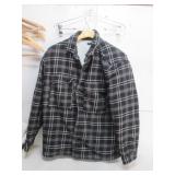 GUC MENS H&M FLANNEL LINED SHIRT SIZE L