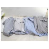 LOT OF 5 NEW MENS DRESS SHIRTS MIXED SIZE/ BRAND