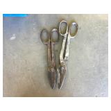 Vintage Wiss Tin Snips x2