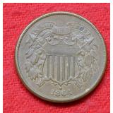 1864 Two Cent Piece