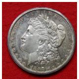 1887 S Morgan Silver Dollar