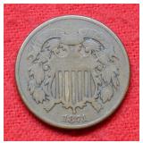 1871 Two Cent Piece