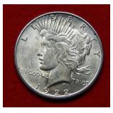 1922 S Peace Silver Dollar