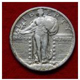 1924 D Standing Liberty Silver Quarter