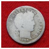 1896 O Barber Silver Dime