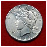 1928 Peace Silver Dollar