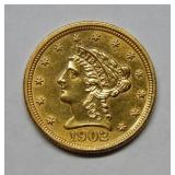 1902 $2.50 Gold Coin
