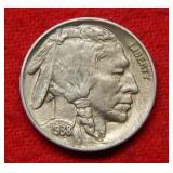 1938 D/D Buffalo Nickel