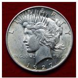 1927 D Peace Silver Dollar