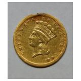 1856 $1 Gold Coin Type III