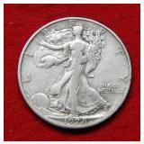 1928 S Walking Liberty Silver Half Dollar