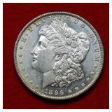 1896 O Morgan Silver Dollar