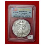 2013 (S) American Eagle PCGS MS69 1 Oz Silver