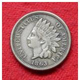 1863 Indian Head Cent